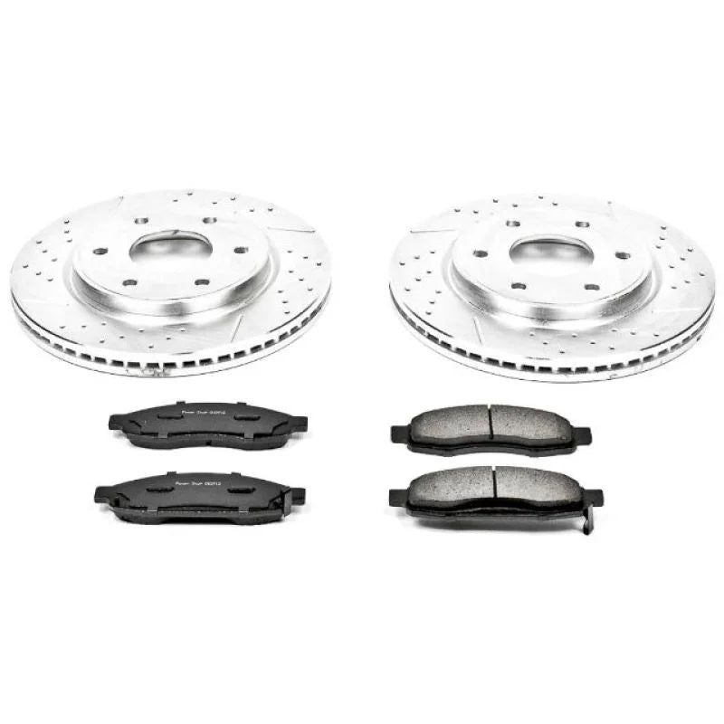 Power Stop Front Z23 Evolution Sport Brake Kit fits 2005-2007 Infiniti QX56 / 2005-2006 Nissan Armada LE / 2005-2007 Nissa...