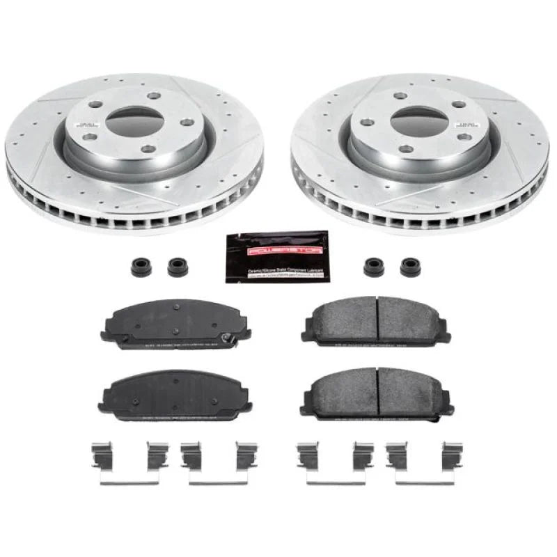 Power Stop Front Z23 Evolution Sport Brake Kit fits 2008-2009 Pontiac G8 - Main Product View