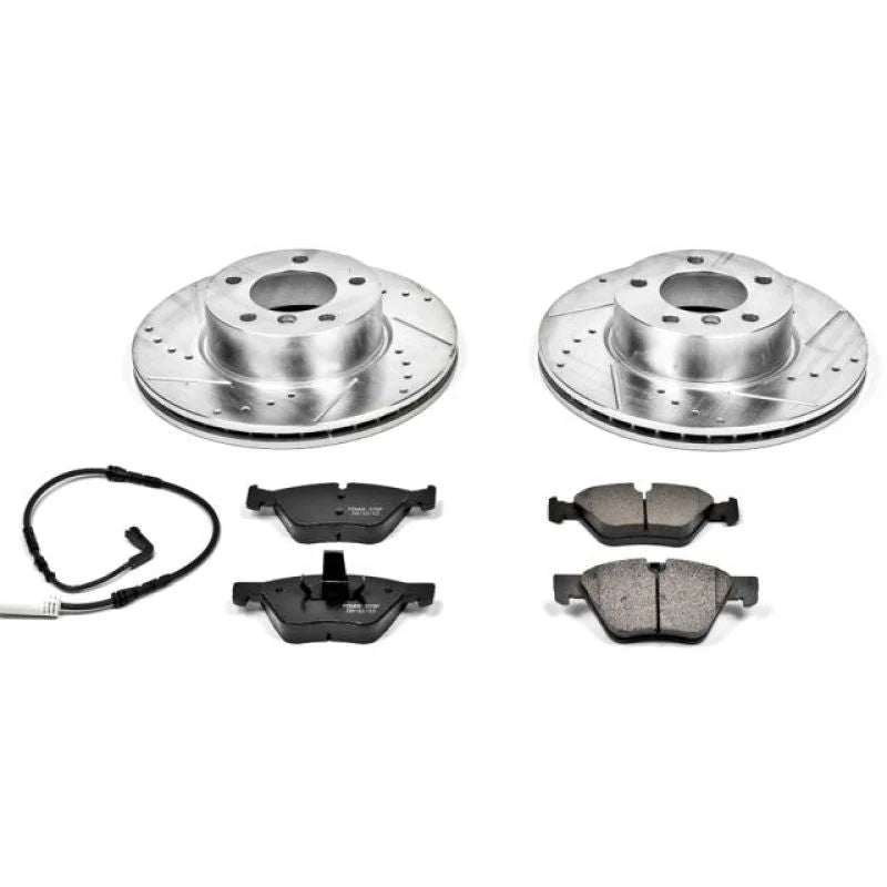 Power Stop Front Z23 Evolution Sport Brake Kit fits 2008-2010 BMW 128I / 2006 BMW 325I - Main Product View