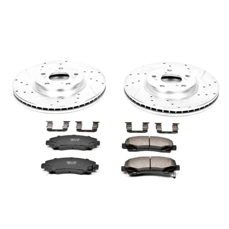 Power Stop Front Z23 Evolution Sport Brake Kit fits 2009-2014 Acura TL - Main Product View