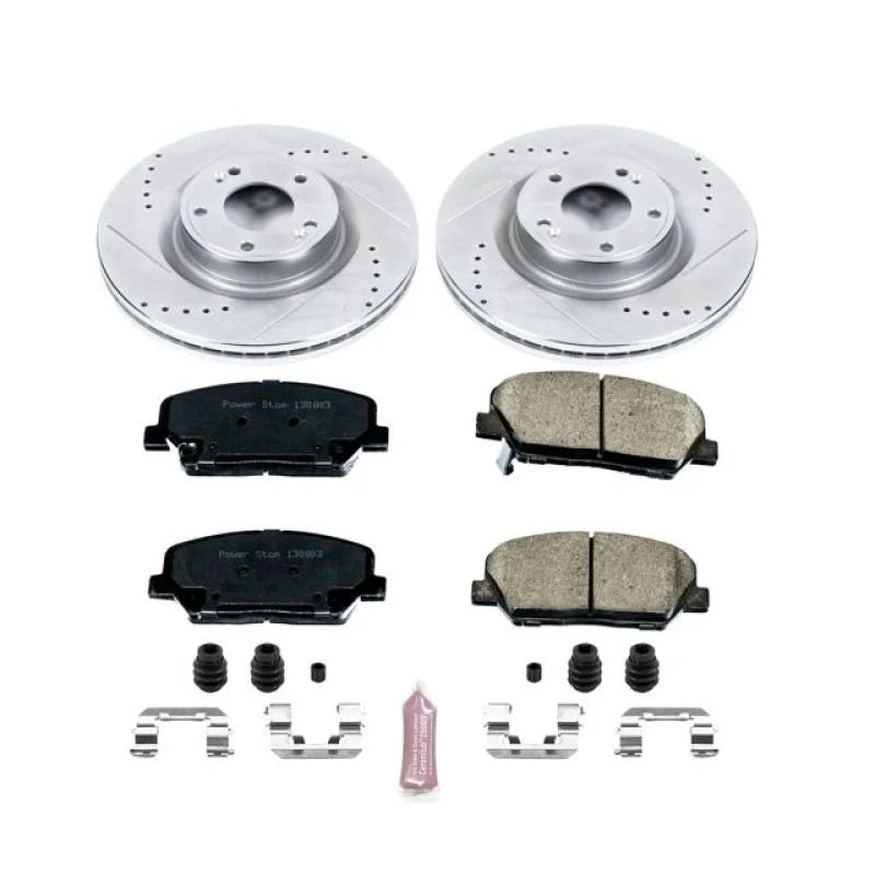 Power Stop Front Z23 Evolution Sport Brake Kit fits 2010-2016 Hyundai Genesis / Genesis COUPE - Main Product View