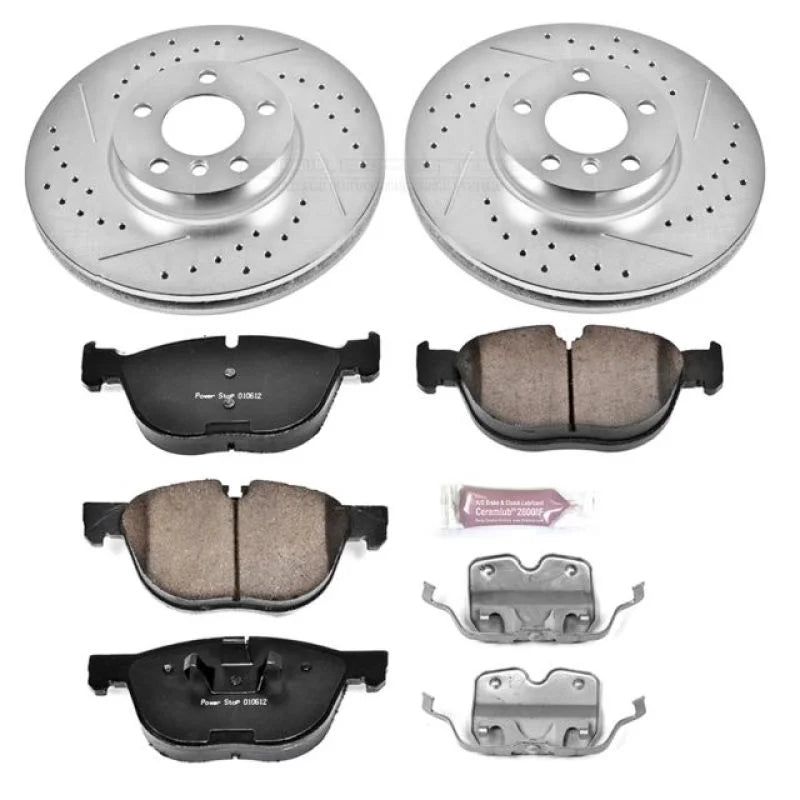 Power Stop Front Z23 Evolution Sport Brake Kit fits 2011-2019 BMW X5 / X6 - Main Product View