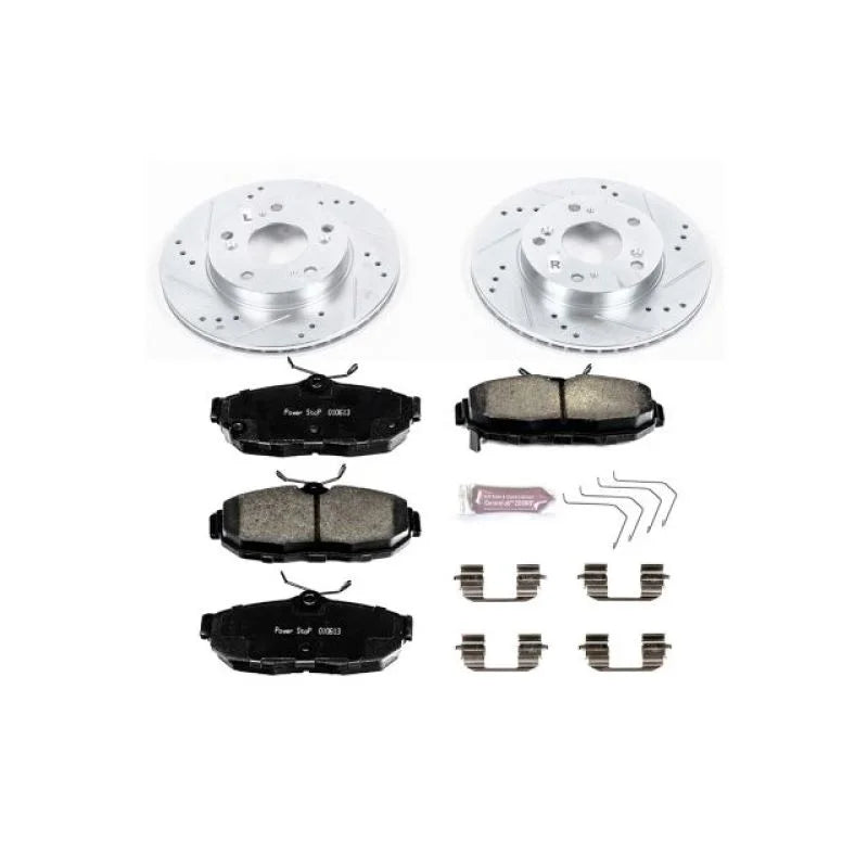 Power Stop Front Z23 Evolution Sport Brake Kit fits 2012-2015 Honda Civic - Main Product View