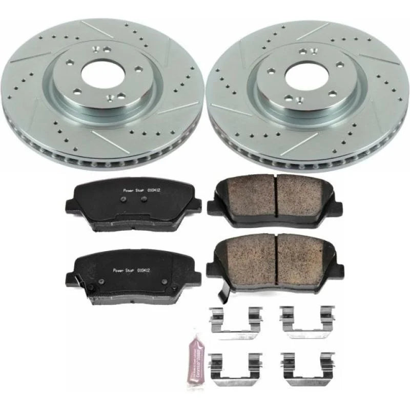 Power Stop Front Z23 Evolution Sport Brake Kit fits 2012-2017 Hyundai Azera / 2014-2017 Hyundai Azera LIMITED - Main Produ...