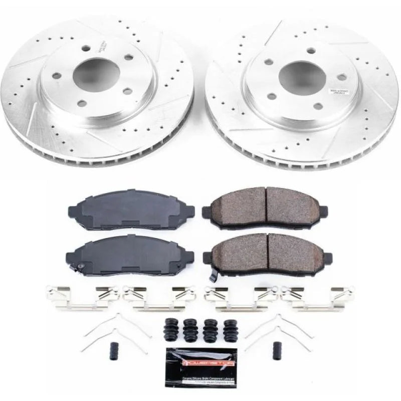 Power Stop Front Z23 Evolution Sport Brake Kit fits 2015-2017 Chevrolet City Express / 2015-2018 Chevrolet City Express LS...