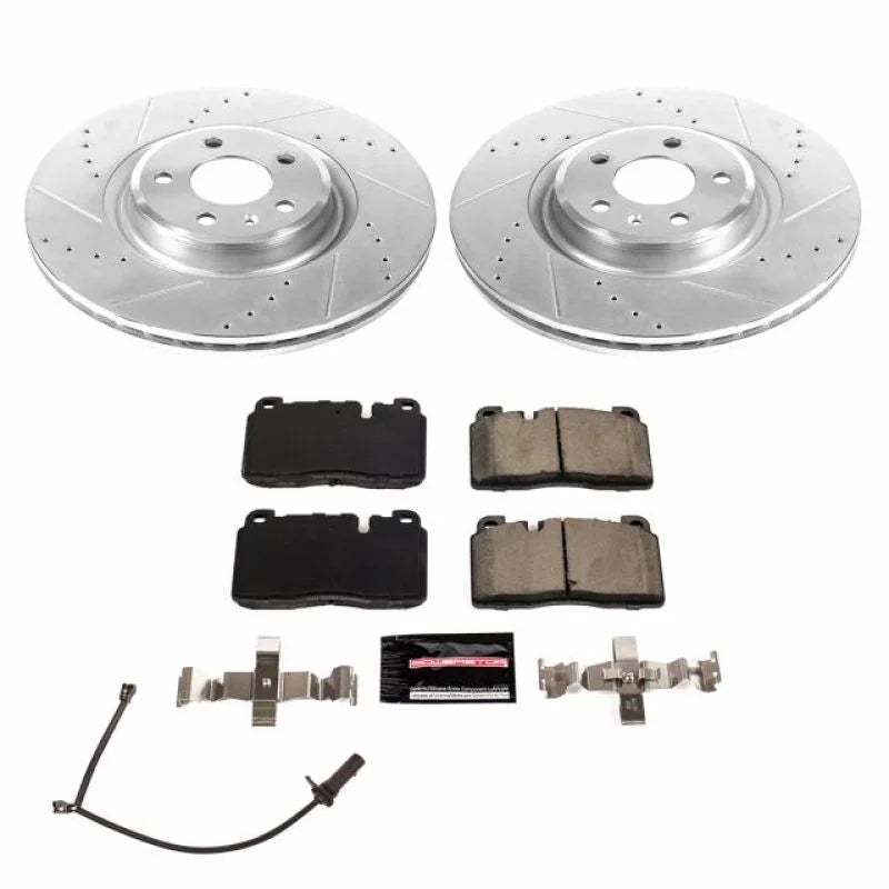 Power Stop Front Z23 Evolution Sport Brake Kit fits 2017-2018 Audi A6 / 2017-2018 Audi A6 Quattro / 2018 Audi A7 Quattro /...