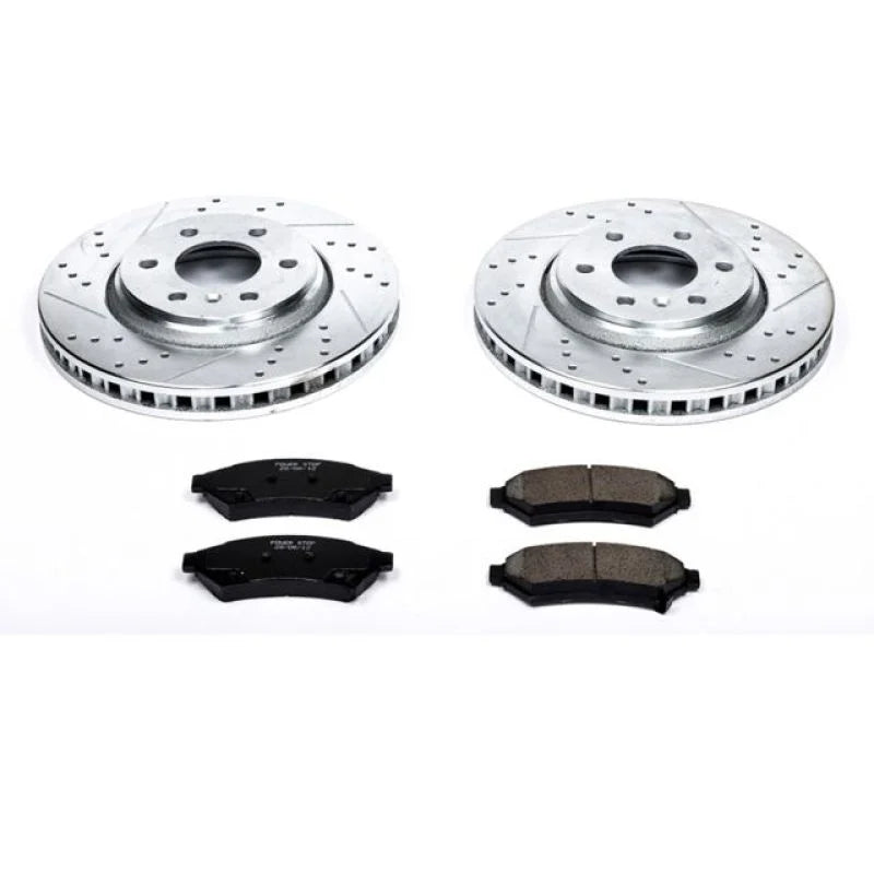 Power Stop Front Z23 Evolution Sport Brake Kit fits Buick Terraza / 2006-2007 Buick Terraza CX / 2006-2008 Chevrolet Uplan...