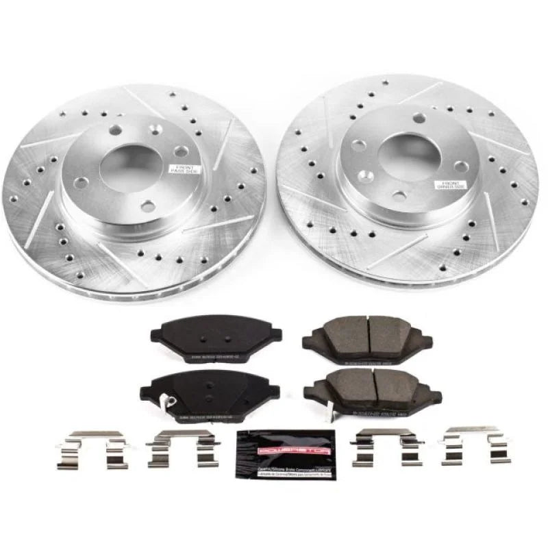 Power Stop Front Z23 Evolution Sport Brake Kit fits Chevrolet Spark / 2017-2022 Chevrolet Spark Activ / 2016-2022 Chevrole...