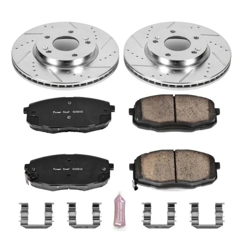 Power Stop Front Z23 Evolution Sport Brake Kit fits Kia Soul / 2014-2016 Kia Soul ! - Main Product View