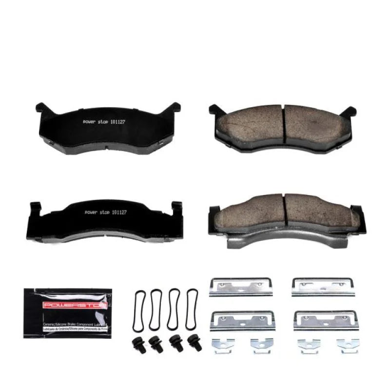 Power Stop Front Z23 Evolution Sport Brake Pads w/Hardware fits 1974-1982 Chrysler Town & COUNTRY / 1981-1997 Dodge B150 /...