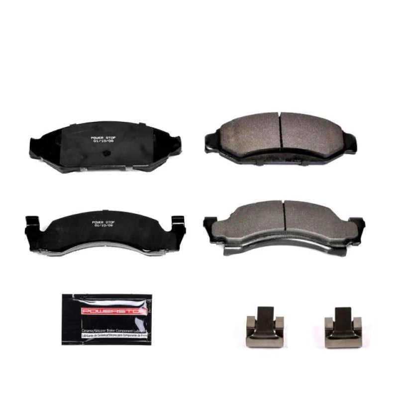 Power Stop Front Z23 Evolution Sport Brake Pads w/Hardware fits 1987-1993 Ford Bronco / 1987-1993 Ford E-150 Econoline / 1...