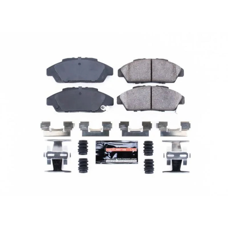 Power Stop Front Z23 Evolution Sport Brake Pads w/Hardware fits 1990-1993 Honda Accord - Main Product View
