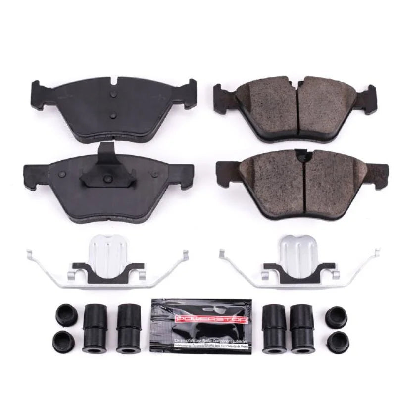 Power Stop Front Z23 Evolution Sport Brake Pads w/Hardware fits 2006-2007 BMW 323I / 2006 BMW 325I / 2006 BMW 325XI / 2007...