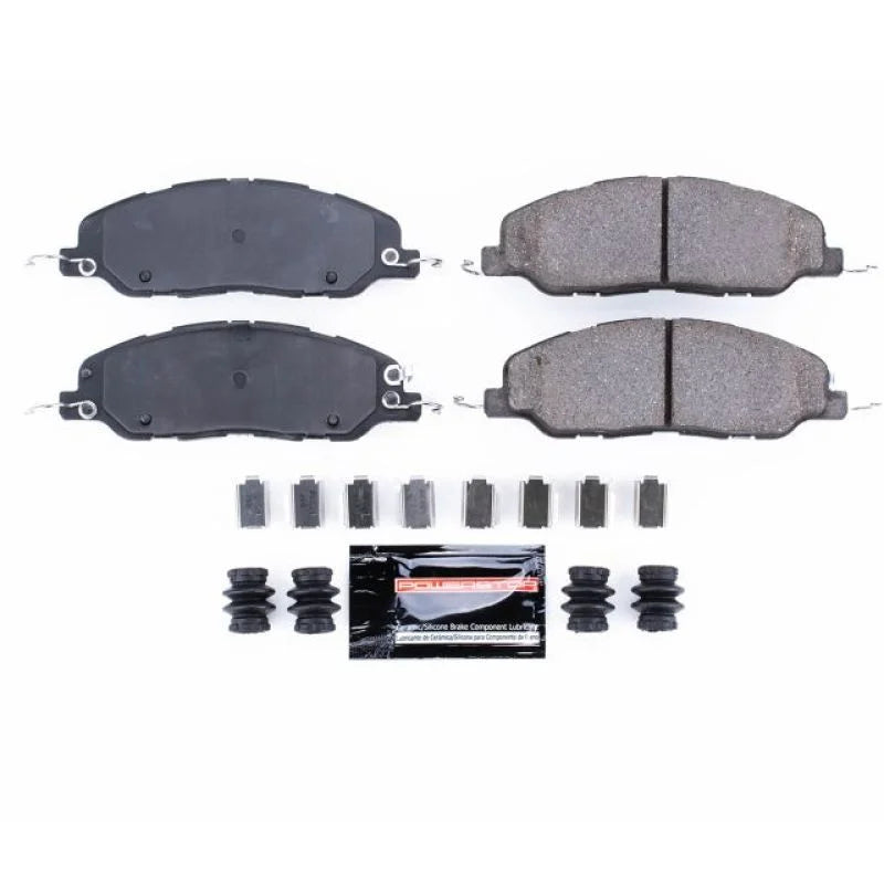 Power Stop Front Z23 Evolution Sport Brake Pads w/Hardware fits 2011-2014 Ford Mustang - Main Product View