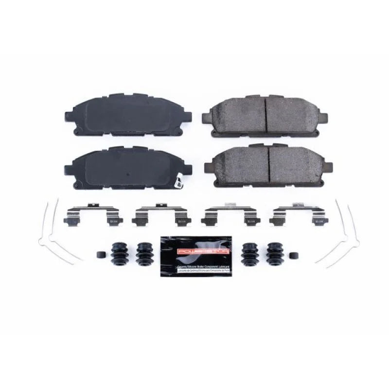 Power Stop Front Z23 Evolution Sport Brake Pads w/Hardware fits 2011-2017 Nissan Quest - Main Product View