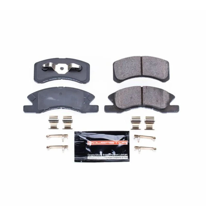 Power Stop Front Z23 Evolution Sport Brake Pads w/Hardware fits 2014-2015 2017-2024 Mitsubishi Mirage / Mirage G4 - Main P...