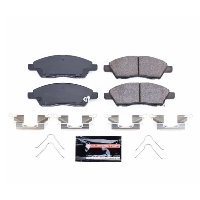 Power Stop Front Z23 Evolution Sport Brake Pads w/Hardware fits 2015-2016 Nissan Micra / 2012-2019 Nissan Versa / 2014-201...