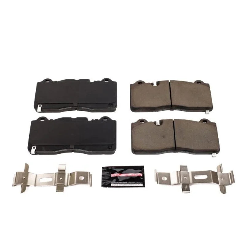 Power Stop Front Z23 Evolution Sport Brake Pads w/Hardware fits 2016-2019 Cadillac CTS V / 2017-2023 Chevrolet Camaro ZL1 - Main Product Vi...