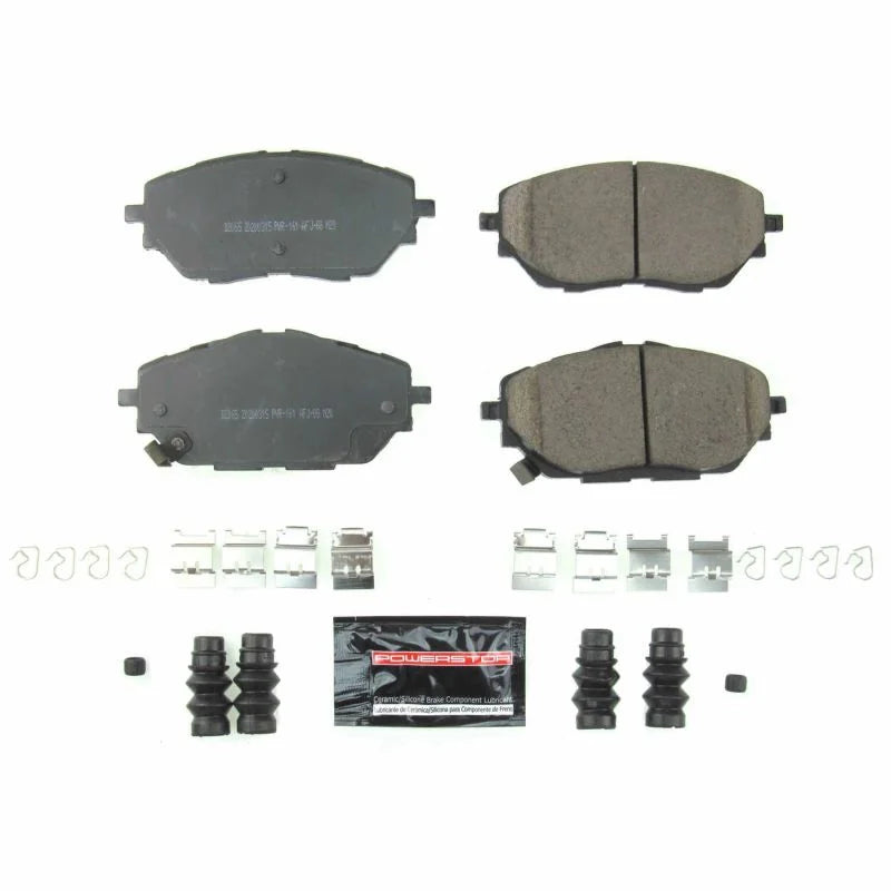 Power Stop Front Z23 Evolution Sport Brake Pads w/Hardware fits 2018-2022 Toyota C-hr - Main Product View