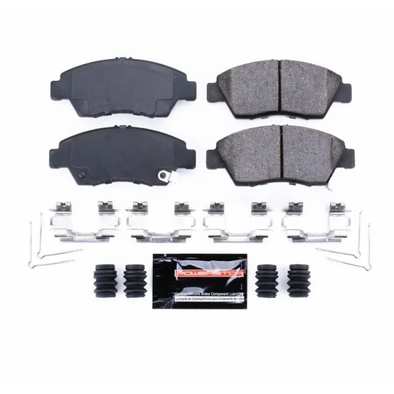 Power Stop Front Z23 Evolution Sport Brake Pads w/Hardware fits Acura ILX / 2013 2014 Acura ILX Hybrid / 2003-2015 Honda C...