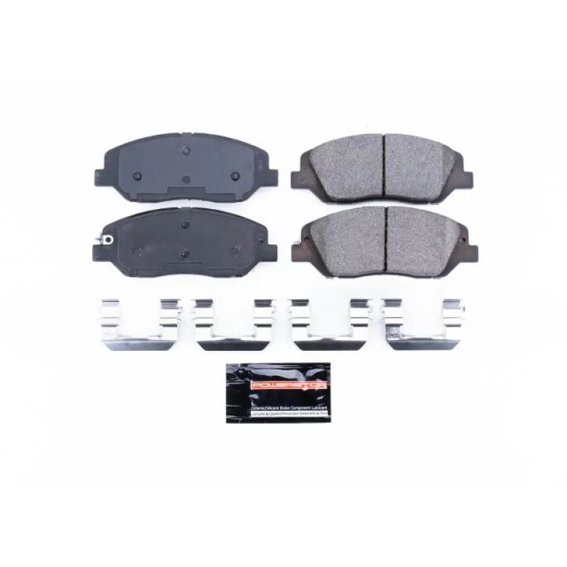 Power Stop Front Z23 Evolution Sport Brake Pads w/Hardware fits Hyundai Santa / 2017-2018 Hyundai Santa Fe / 2019 Hyundai ...