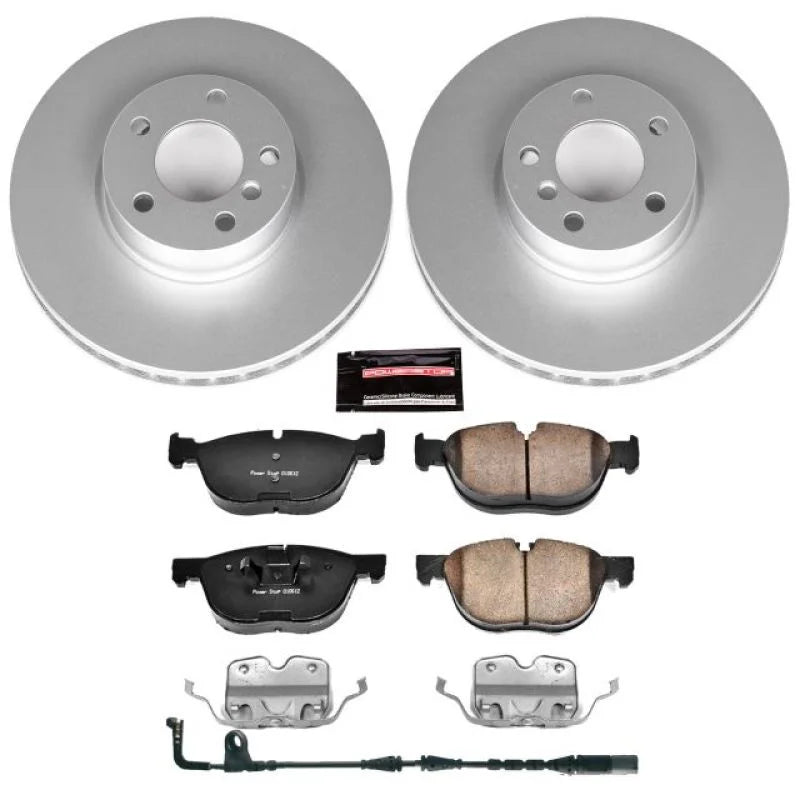 Power Stop Front Z23 Evolution Sport Coated Brake Kit fits 2007-2008 BMW X5 3.0SI / 2009-2010 BMW X5 XDRIVE30I / BMW X5 - ...