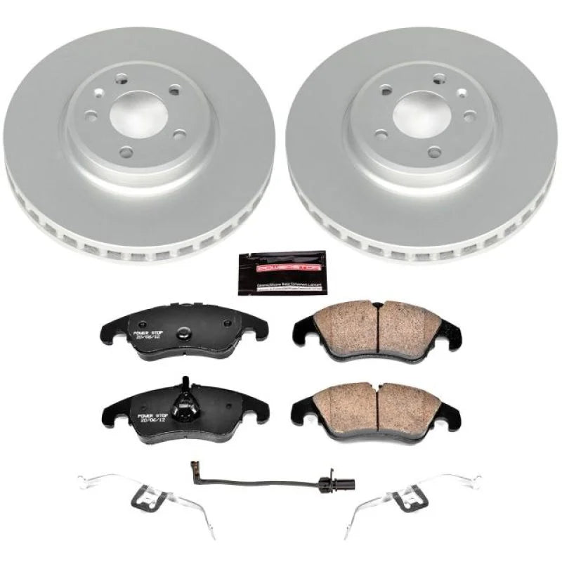 Power Stop Front Z23 Evolution Sport Coated Brake Kit fits 2009-2011 Audi A4 / 2009-2011 Audi A4 Quattro / 2010-2011 Audi ...