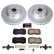 Load image into Gallery viewer, Power Stop Front Z23 Evolution Sport Coated Brake Kit fits 2010-2016 Mercedes-Benz E350 / 2015 2016 Mercedes-Benz E400 / 2...