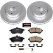 Load image into Gallery viewer, Power Stop Front Z23 Evolution Sport Coated Brake Kit fits 2012-2015 Mercedes-Benz C250 / 2008-2012 Mercedes-Benz C300 / 2...