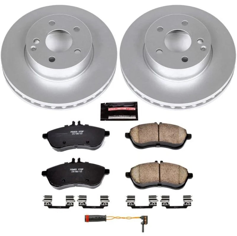 Power Stop Front Z23 Evolution Sport Coated Brake Kit fits 2012-2015 Mercedes-Benz C250 / 2008-2012 Mercedes-Benz C300 / 2...