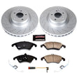 Load image into Gallery viewer, Power Stop Front Z23 Evolution Sport Coated Brake Kit fits 2012-2015 Mercedes-Benz C250 / 2015-2016 Mercedes-Benz E400 / 2...
