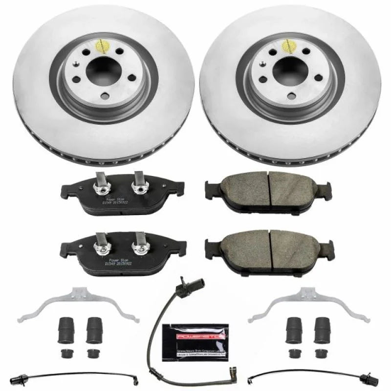 Power Stop Front Z23 Evolution Sport Coated Brake Kit fits 2016-2018 Audi A6 / 2012-2018 Audi A6 Quattro / 2012-2018 Audi ...