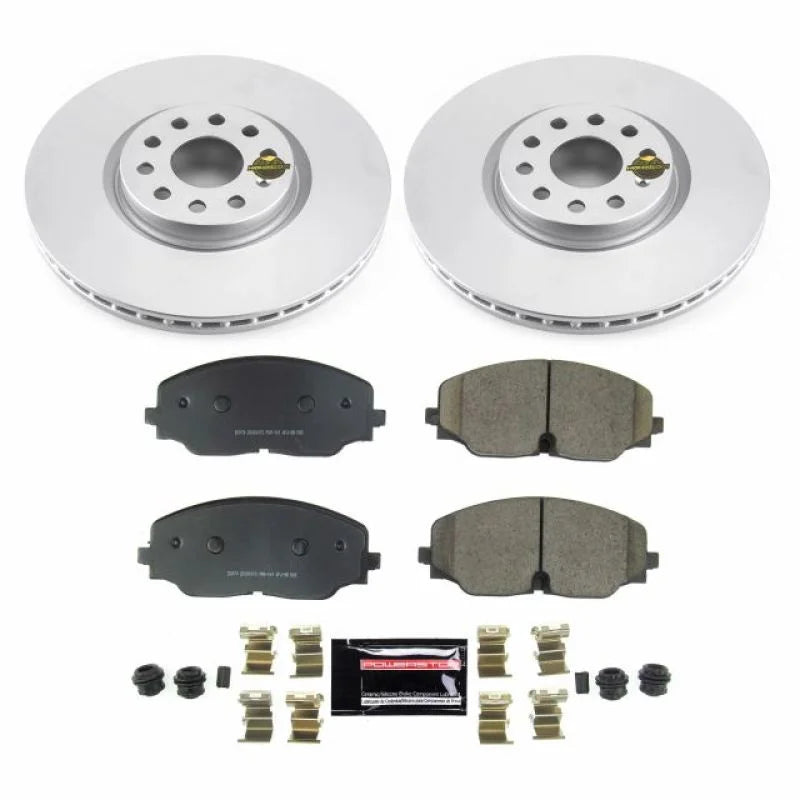 Power Stop Front Z23 Evolution Sport Coated Brake Kit fits 2018-2021 Volkswagen Atlas / Atlas Cross SPORT - Main Product View
