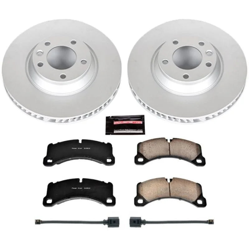 Power Stop Front Z23 Evolution Sport Coated Brake Kit fits Porsche Cayenne / 2011-2013 Porsche Cayenne / 2013 Porsche Caye...