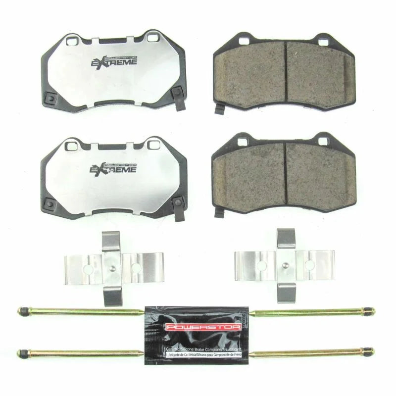 Power Stop Front Z26 Extreme Street Brake Pads w/Hardware fits 124 Fiat 124 / 2017-2020 Fiat 124 Spider / Fiat Spider / 20...