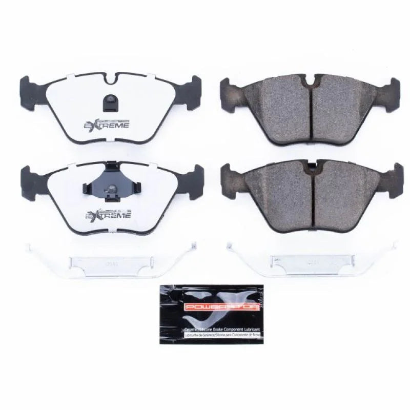 Power Stop Front Z26 Extreme Street Brake Pads w/Hardware fits 1989-1991 Audi 200 / 1989-1991 Audi 200 Quattro / 1989-1995...