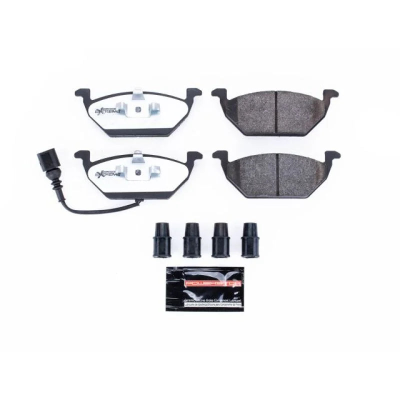 Power Stop Front Z26 Extreme Street Brake Pads w/Hardware fits 1998-2006 Volkswagen Beetle / 1999-2006 Volkswagen Golf / 1...