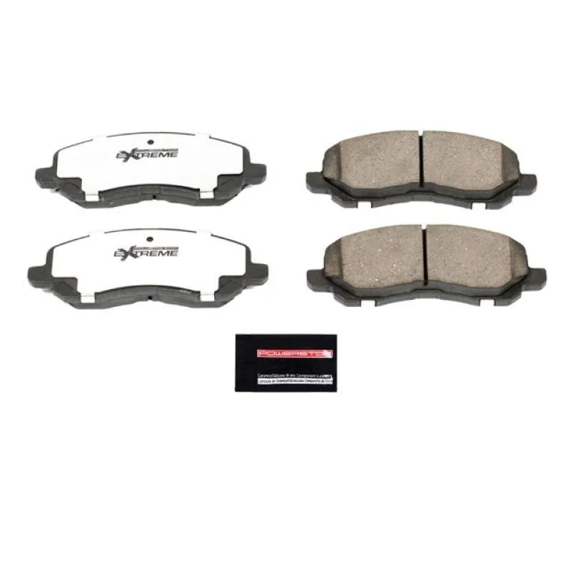 Power Stop Front Z26 Extreme Street Brake Pads w/Hardware fits 2001-2024 Chrysler / Dodge / Jeep - Main Product View