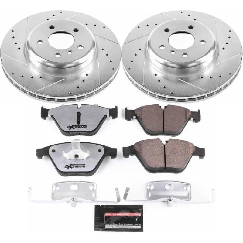 Power Stop Front Z26 Street Brake Kit fits 2014-2016 BMW 535D / 2014-2016 BMW 535D xDrive / 2011-2016 BMW 535I / 2011-2016...