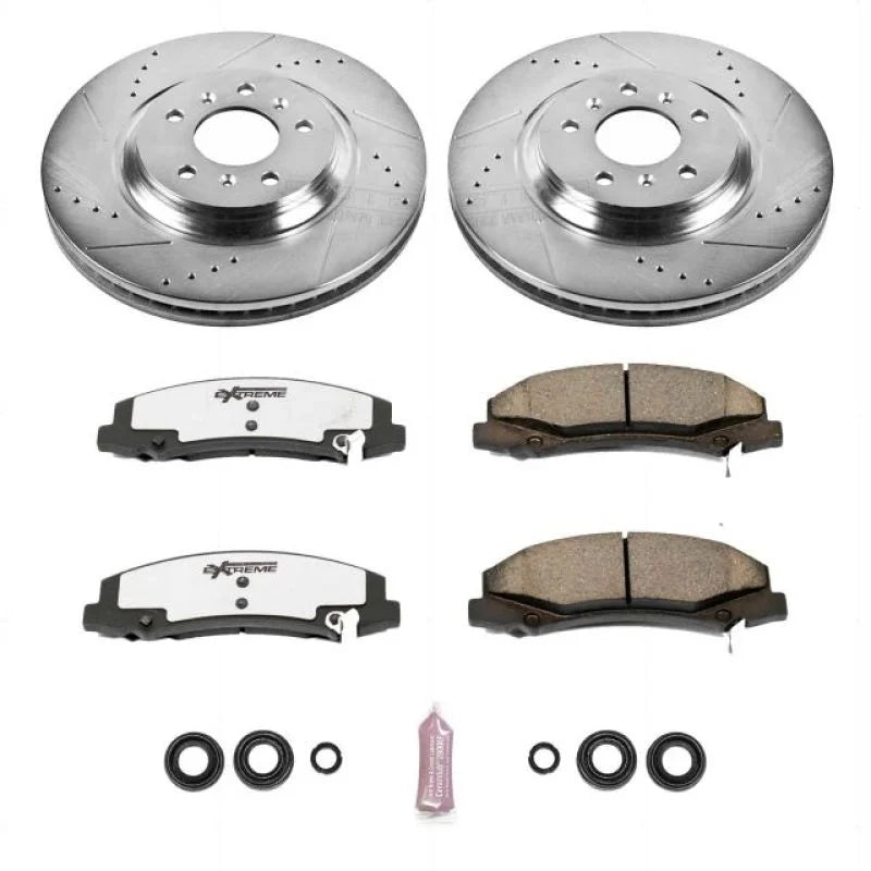 Power Stop Front Z26 Street Brake Kit fits Buick Allure / 2008 2009 Buick LaCrosse Super / 2006-2008 Buick Lucerne Cxl / 2...