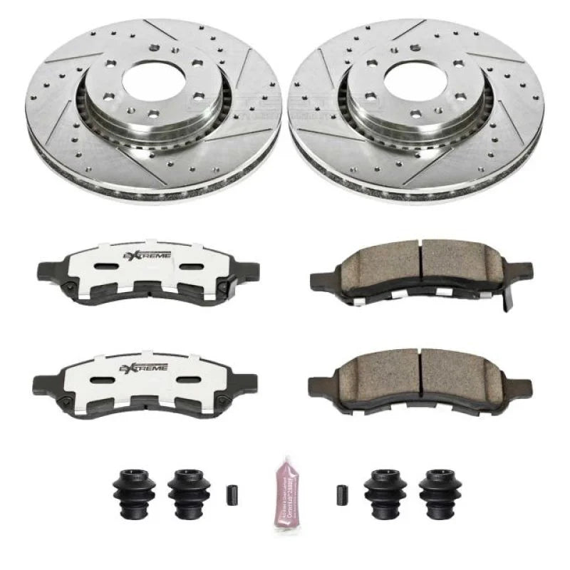 Power Stop Front Z26 Street Brake Kit fits Buick Rainier / 2006 2007 Buick Rainier Cxl / 2008 Chevrolet TrailBlazer / 2006...