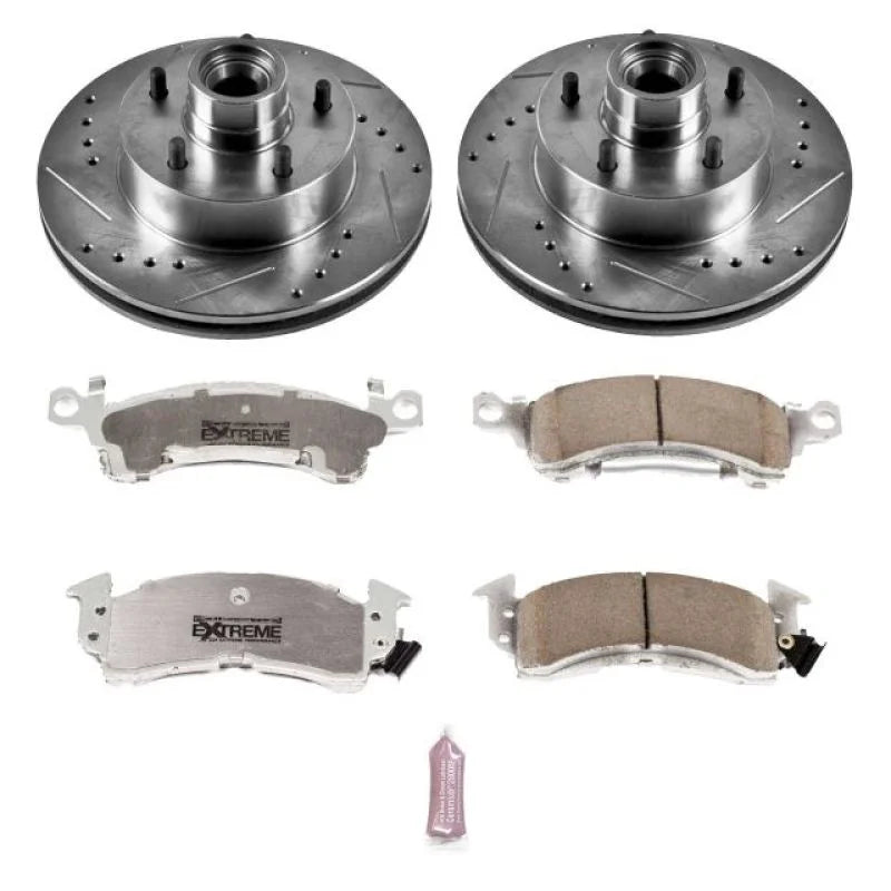 Power Stop Front Z26 Street Warrior Brake Kit fits 1970-1981 Buick / Cadillac / Chevrolet - Main Product View