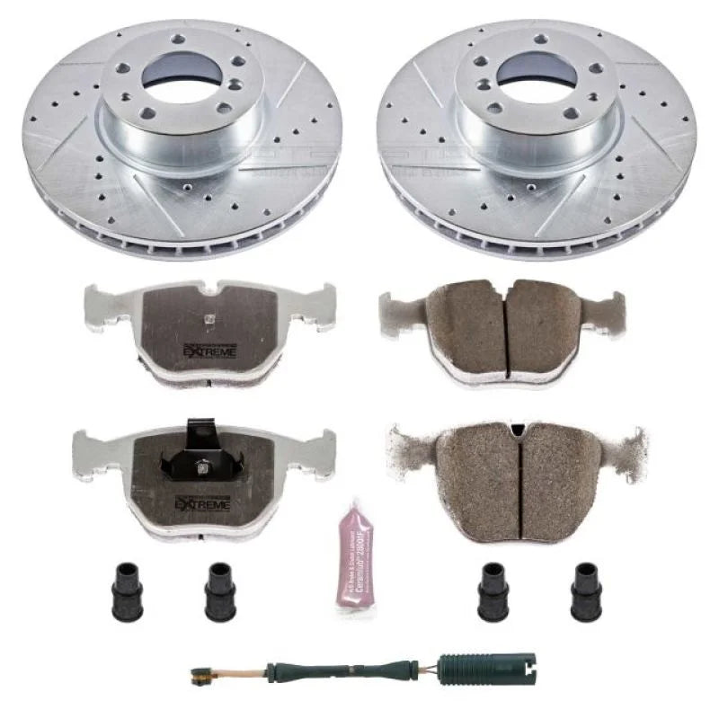 Power Stop Front Z26 Street Warrior Brake Kit fits 1995-2001 BMW 740I / 1995-2001 BMW 740IL - Main Product View