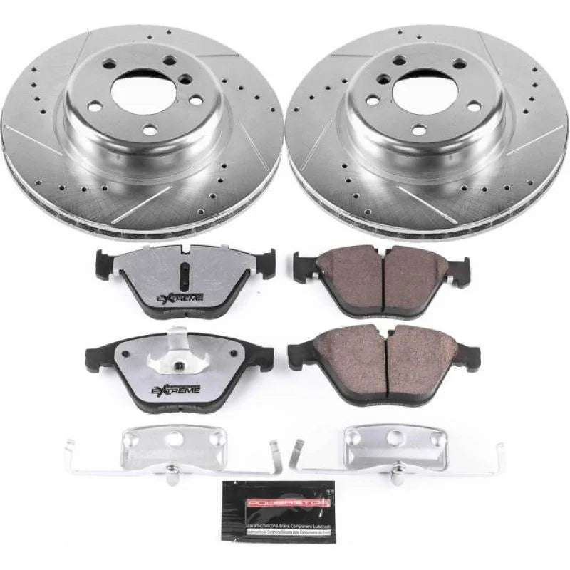 Power Stop Front Z26 Street Warrior Brake Kit fits 2014-2016 BMW 528I / 2017-2018 BMW 640I / 2017-2018 BMW 640I Gran COUPE...