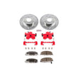 Load image into Gallery viewer, Power Stop Front Z26 Street Warrior Brake Kit w/Calipers fits 1990-1991 Honda CRX / 1990-2000 Honda Civic / 1993-1997 Hond...