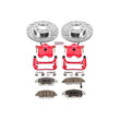 Load image into Gallery viewer, Power Stop Front Z26 Street Warrior Brake Kit w/Calipers fits 2003-2005 Honda Civic Hybrid