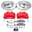 Load image into Gallery viewer, Power Stop Front Z26 Street Warrior Brake Kit w/Calipers fits 2003-2008 Cadillac CTS / STS