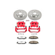 Load image into Gallery viewer, Power Stop Front Z26 Street Warrior Brake Kit w/Calipers fits 2005-2010 Ford Mustang