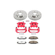 Load image into Gallery viewer, Power Stop Front Z26 Street Warrior Brake Kit w/Calipers fits 2005-2010 Ford Mustang