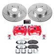 Load image into Gallery viewer, Power Stop Front Z26 Street Warrior Brake Kit w/Calipers fits Honda Civic / 2012 Honda Civic GX / 2013-2015 Honda Civic Na...